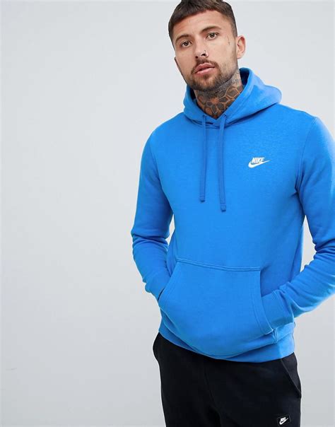 blauwe hoodie nike|blue Nike pullover.